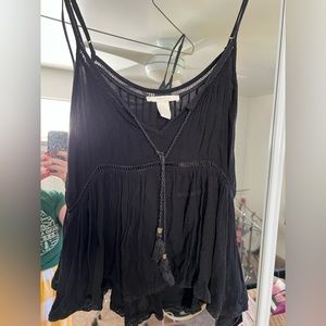 Black Forever 21 boho top